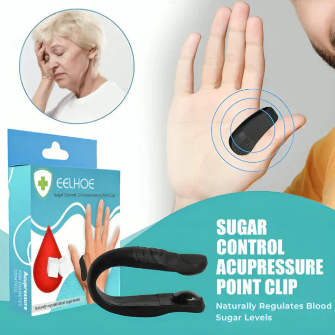 Sugar Control LI4 Acupressure Point Clip - 🎉 Buy 1 Get 1 FREE!