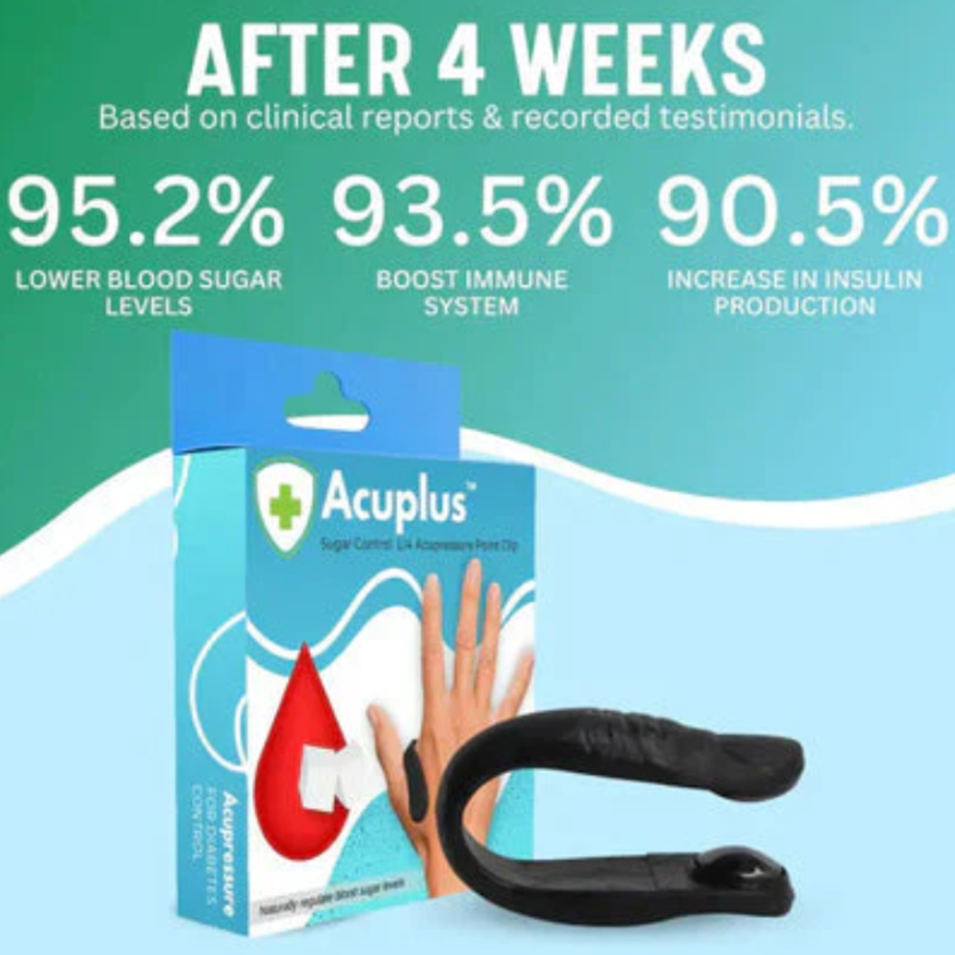 Sugar Control LI4 Acupressure Point Clip - 🎉 Buy 1 Get 1 FREE!